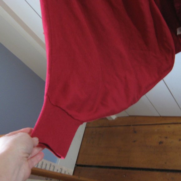 LOFT Dark Pink Open Cardigan - Picture 4 of 5